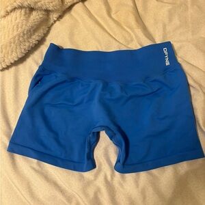 DFYNE Impact 4.5 Women's Royal Blue High-Waist Bike Shorts